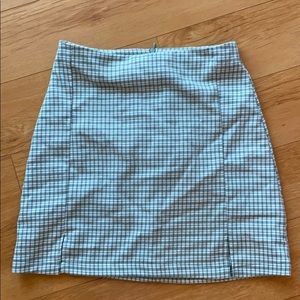 Brandy Melville checkered skirt